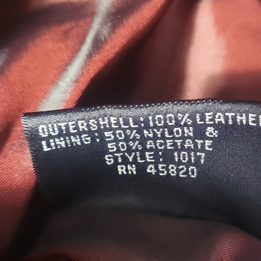 BERMANS Women's‎ Black Leather Moto Jacket Medium